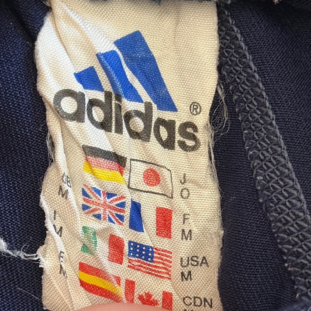 Adidas Blue Sweatpants with Tapered Leg Design - Picture 2 of 7